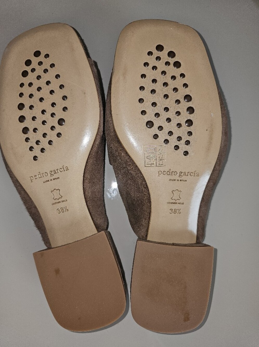 Pedro Garcia Enna Suede Slide Sandals SzEU38.5/US8.5 - Picture 7 of 14